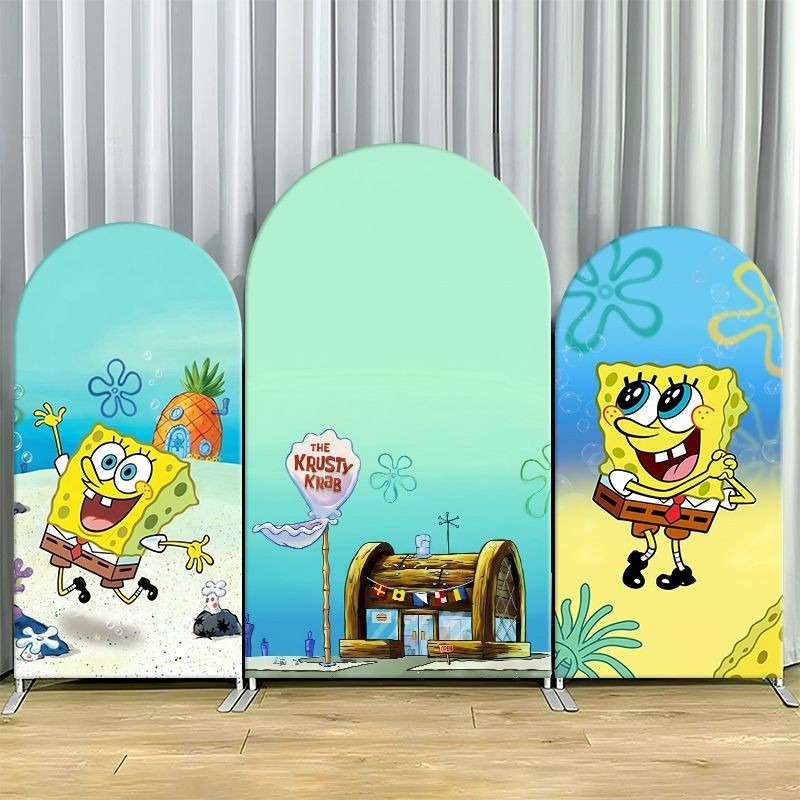 Fishing Boat Cover - Tło fotograficzne SpongeBob Mr Krabs, dekoracja