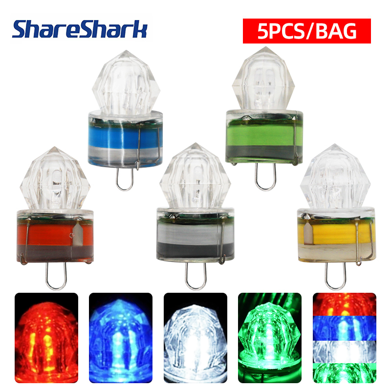 Fishing Boat Navigation Light - ShareShark 5 szt. LED Lampka Wędkarska