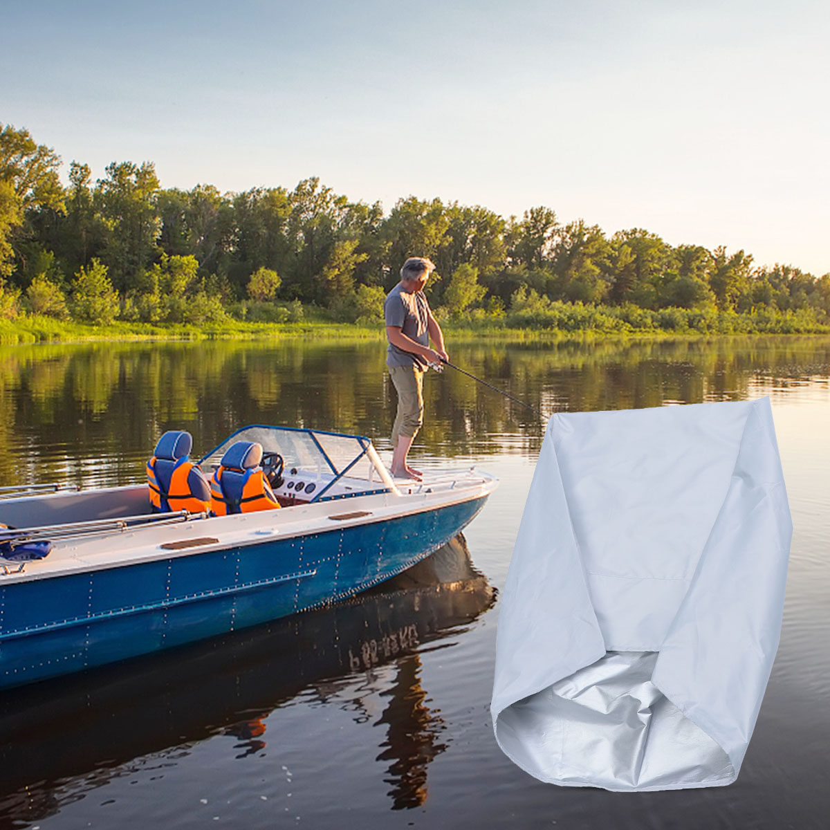 Pokrowiec na siedzenie łodzi,  – Fishing Boat Cover recenzja i cena